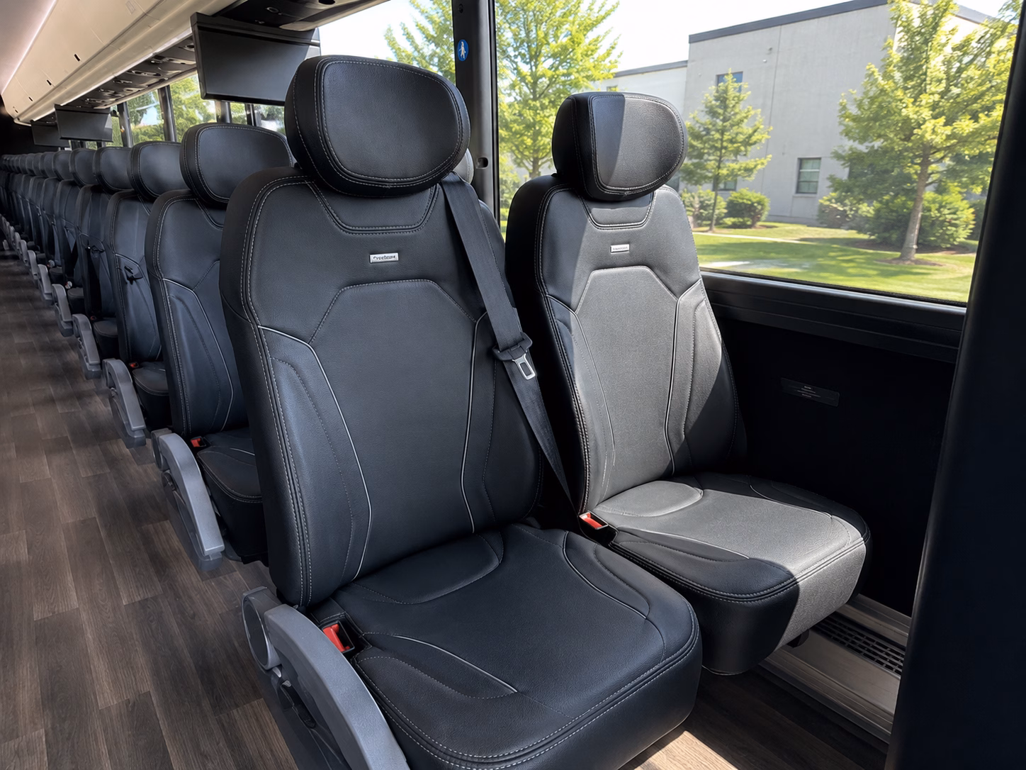 airport pickup buses for out of town wedding guests
